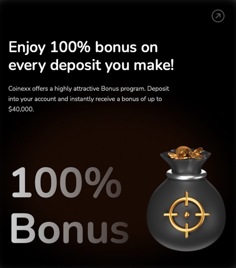 Coinexx Introduces 100% Deposit Bonus to Double Trading Capital and Boost Market Opportunities